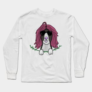 Dog in wig Long Sleeve T-Shirt